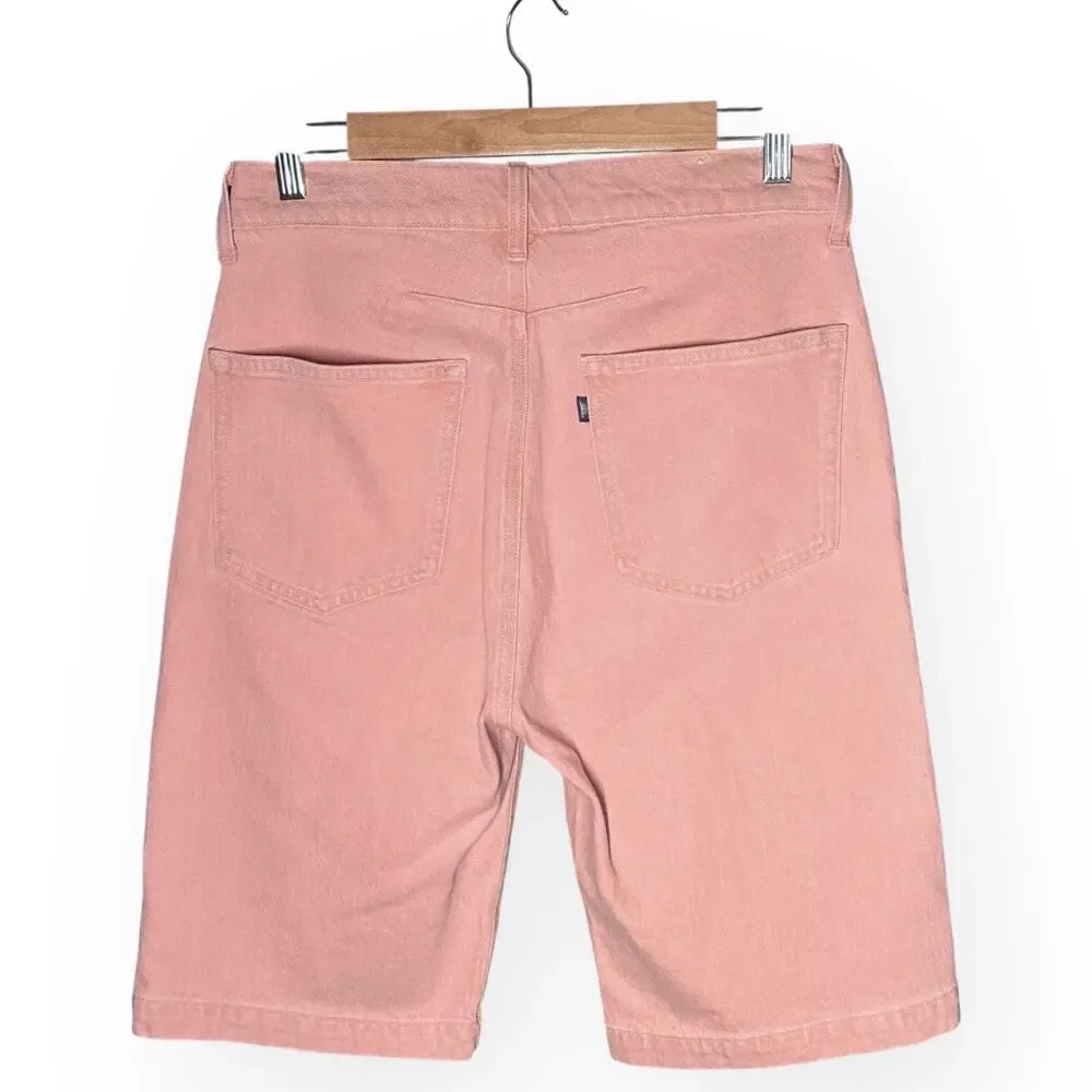 LEVI'S Riviera Shorts Bermuda Shorts Twill Rose Pink Relaxed Mid Rise Stretch